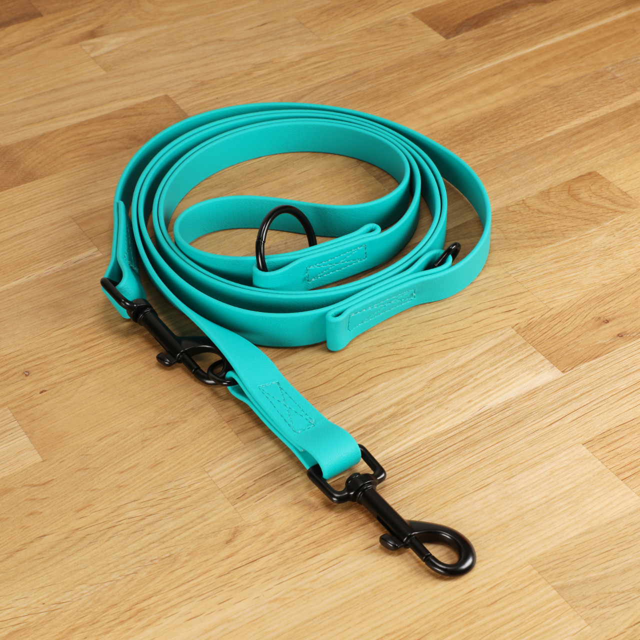 Dog leash &quot;Lagos&quot; Biothane® Turquoise