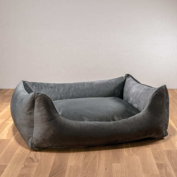 Dog bed "Lupin" steel grey