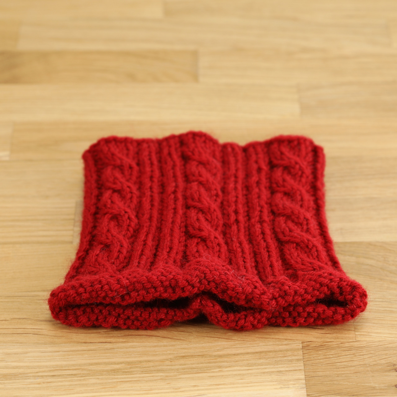 Merino Wollkragen rot