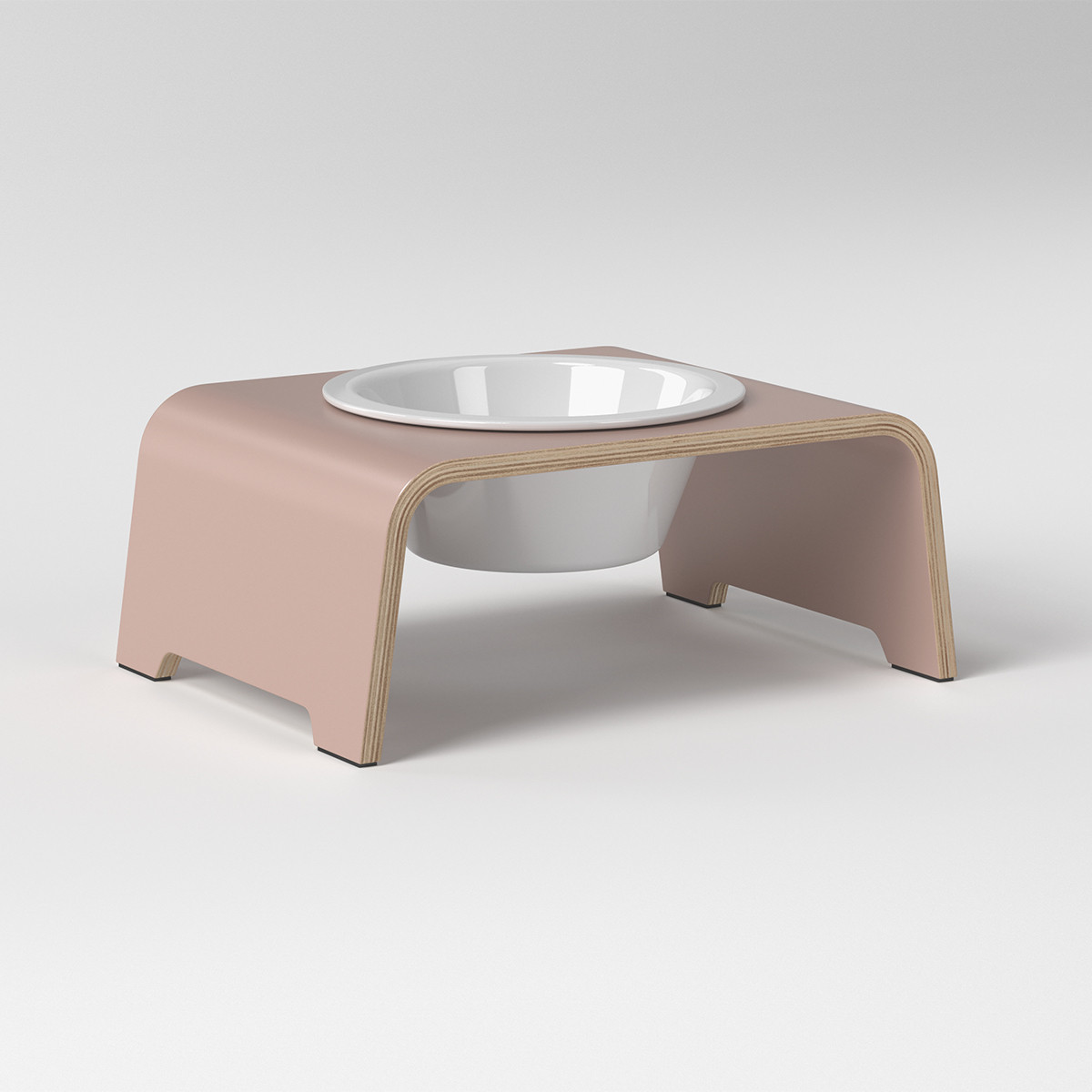 dogBar® Single Oak light with porcelain bowl