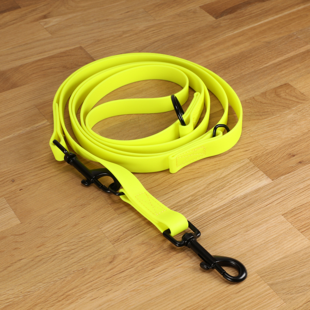 Dog leash &quot;Lagos&quot; Biothane® Neon yellow