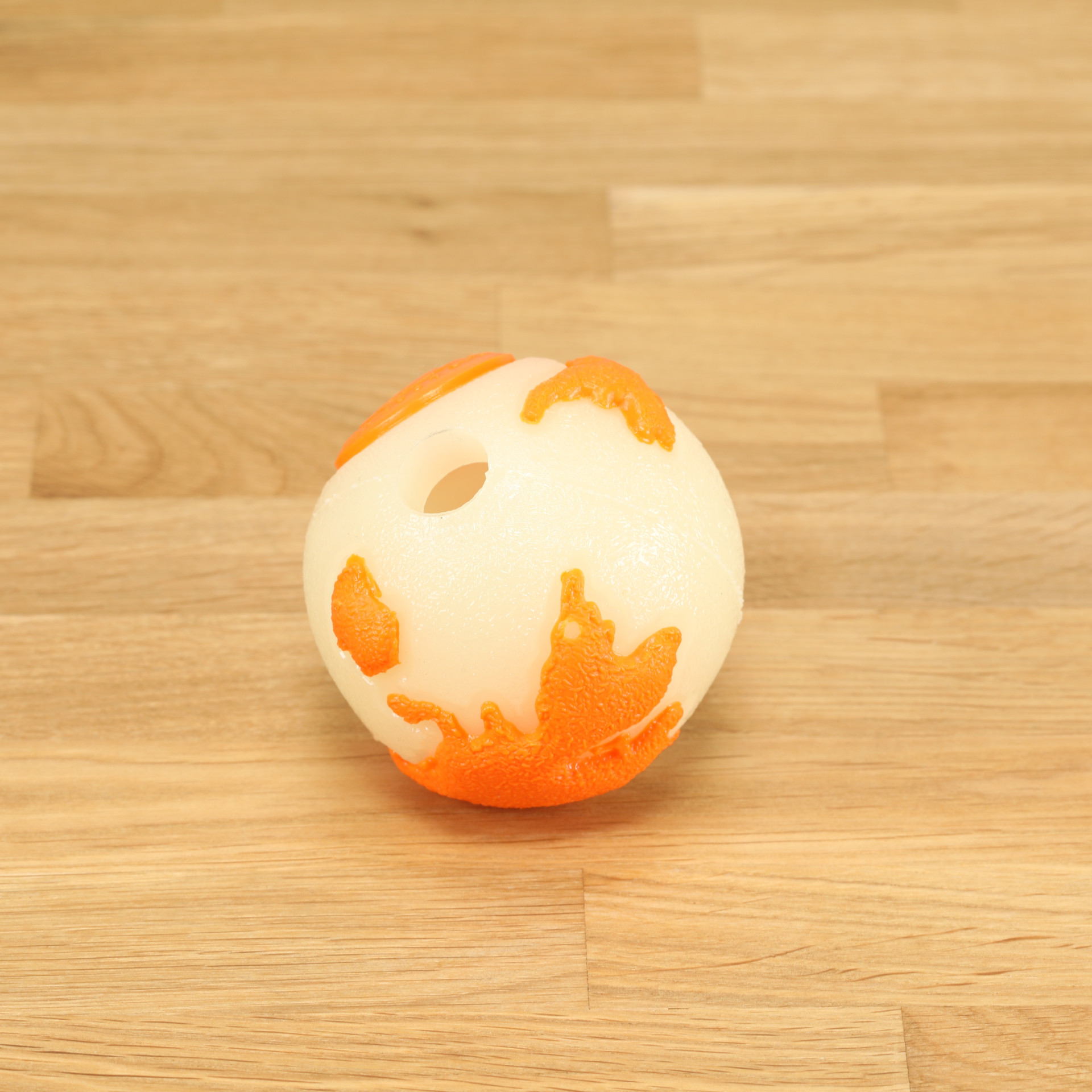 Hundespielzeug Orbee Ball leuchtend/orange