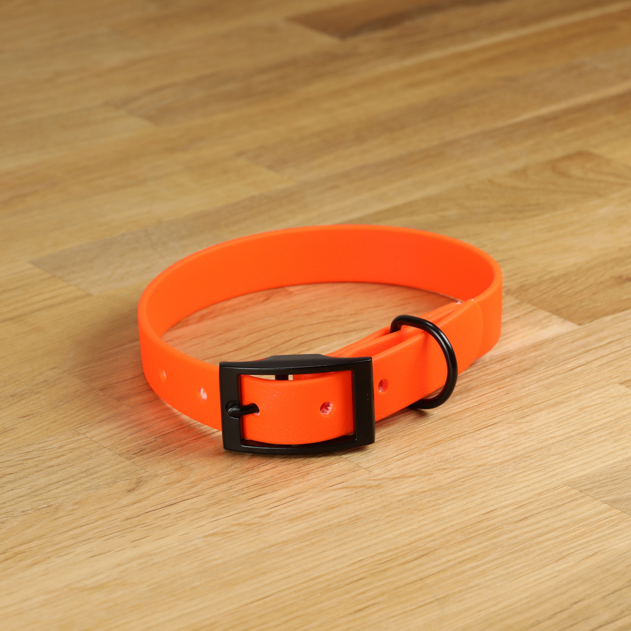 Hundehalsband „Lagos“ Biothane® Neonorange