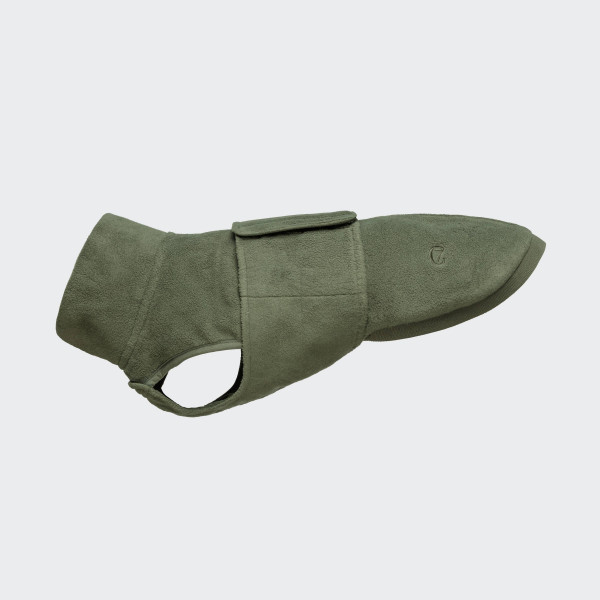 Hundepullover Dackel Fleece Derby Khaki