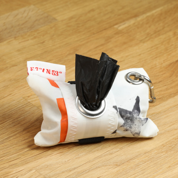 Dog excrement bag dispenser orange