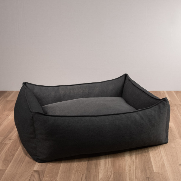 Dog bed "Lucine" grey-black