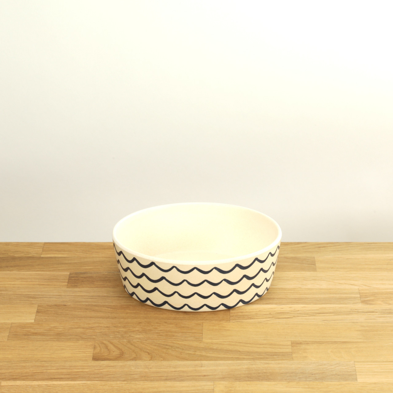 Bamboo dog Bowl, Ocean waves