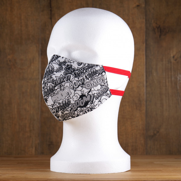 Stoffmaske "Boom"