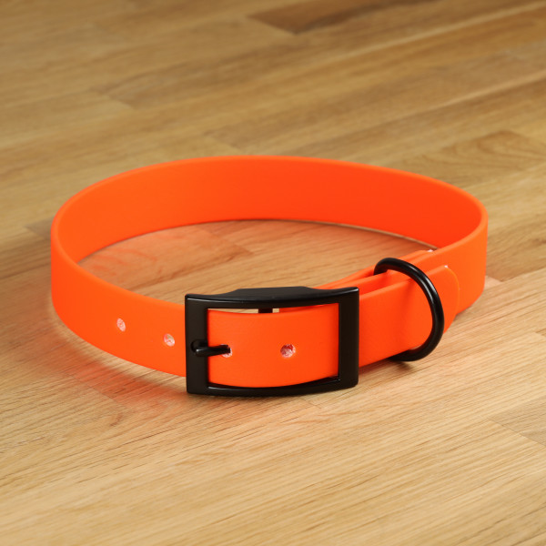 Dog Collar „Lagos“ Biothane® Neonorange