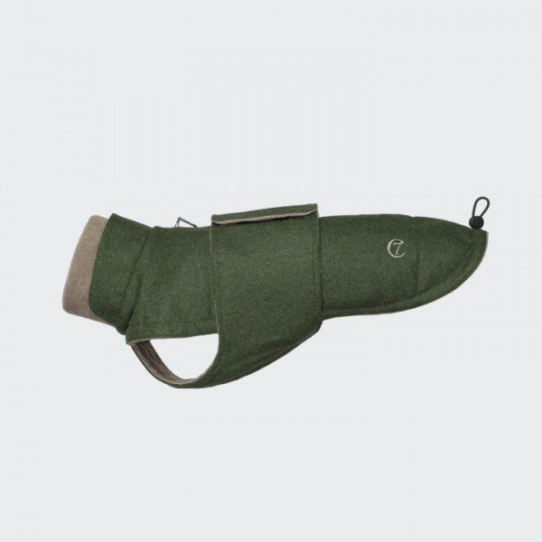 Dog coat Brooklyn DACKEL Flannel Fern Green