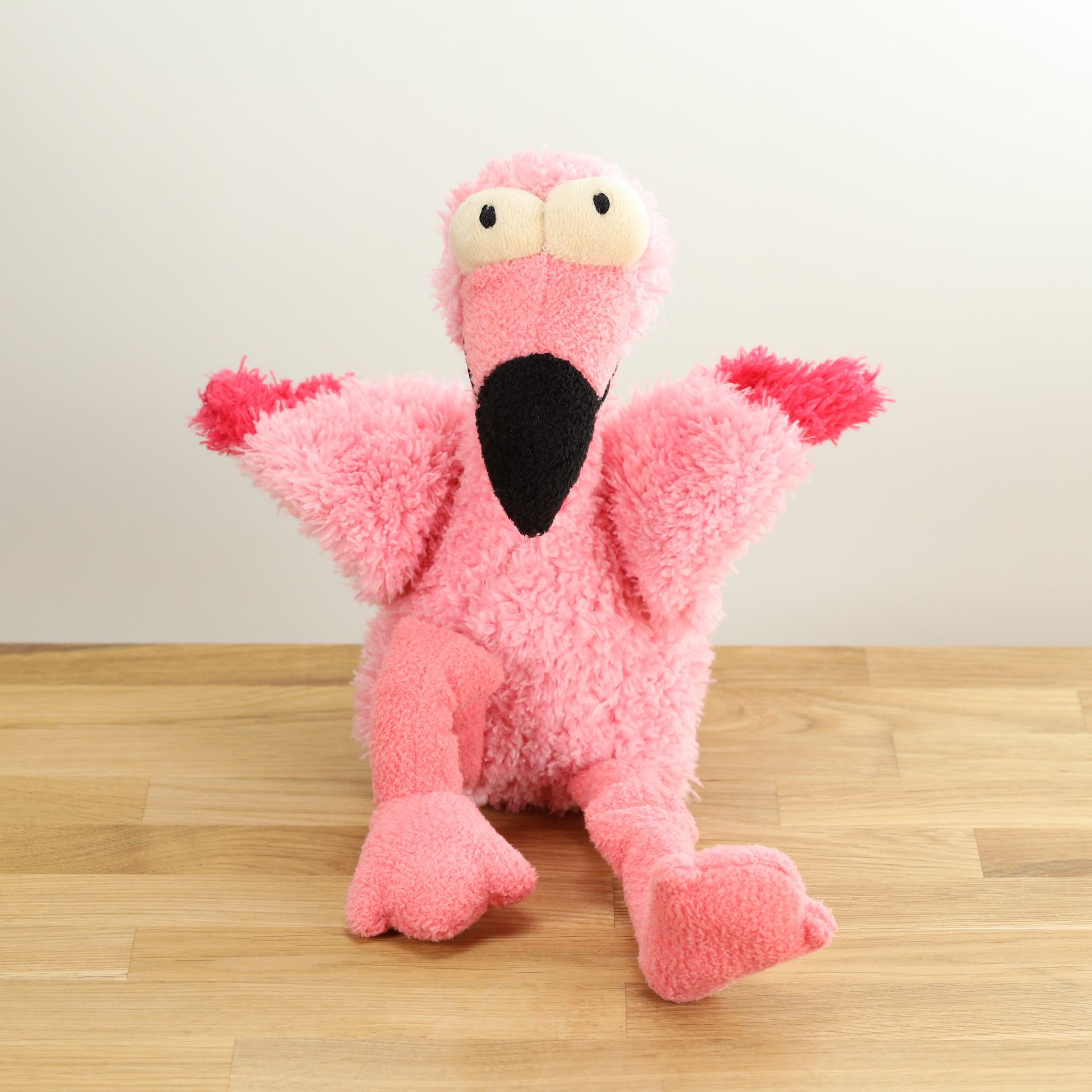 Hundespielzeug Flo, der Flamingo