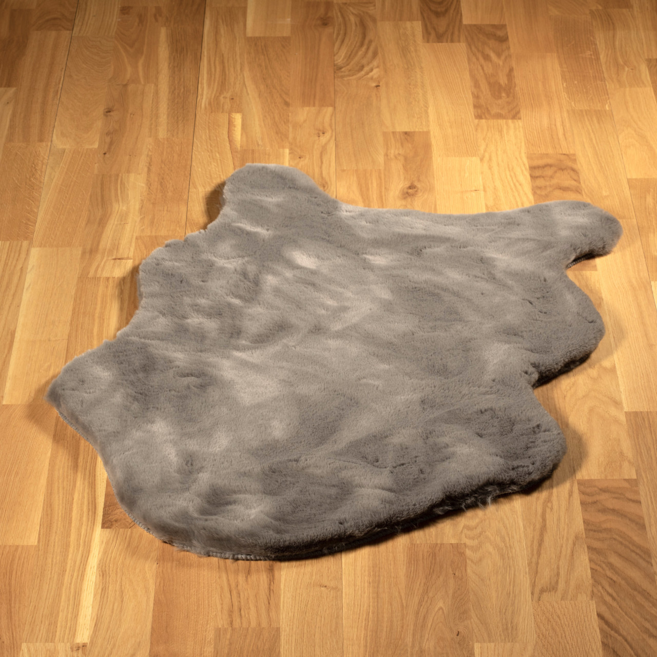 Kunstfell Lulu für den Hund, grau