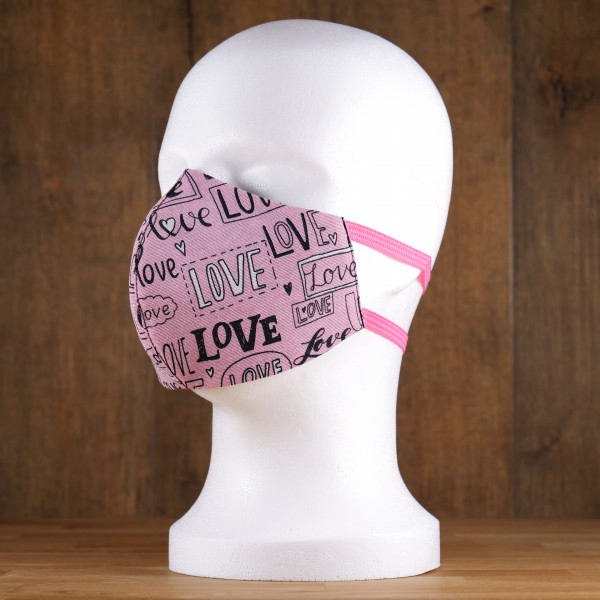 Stoffmaske "Love"