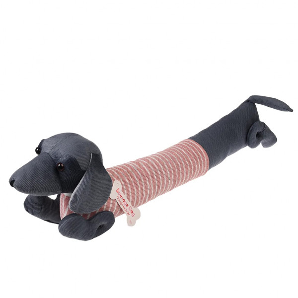 Draught excluder dachshund with pink jumper