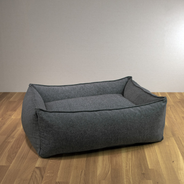 Dog bed "Leandre" blue-grey