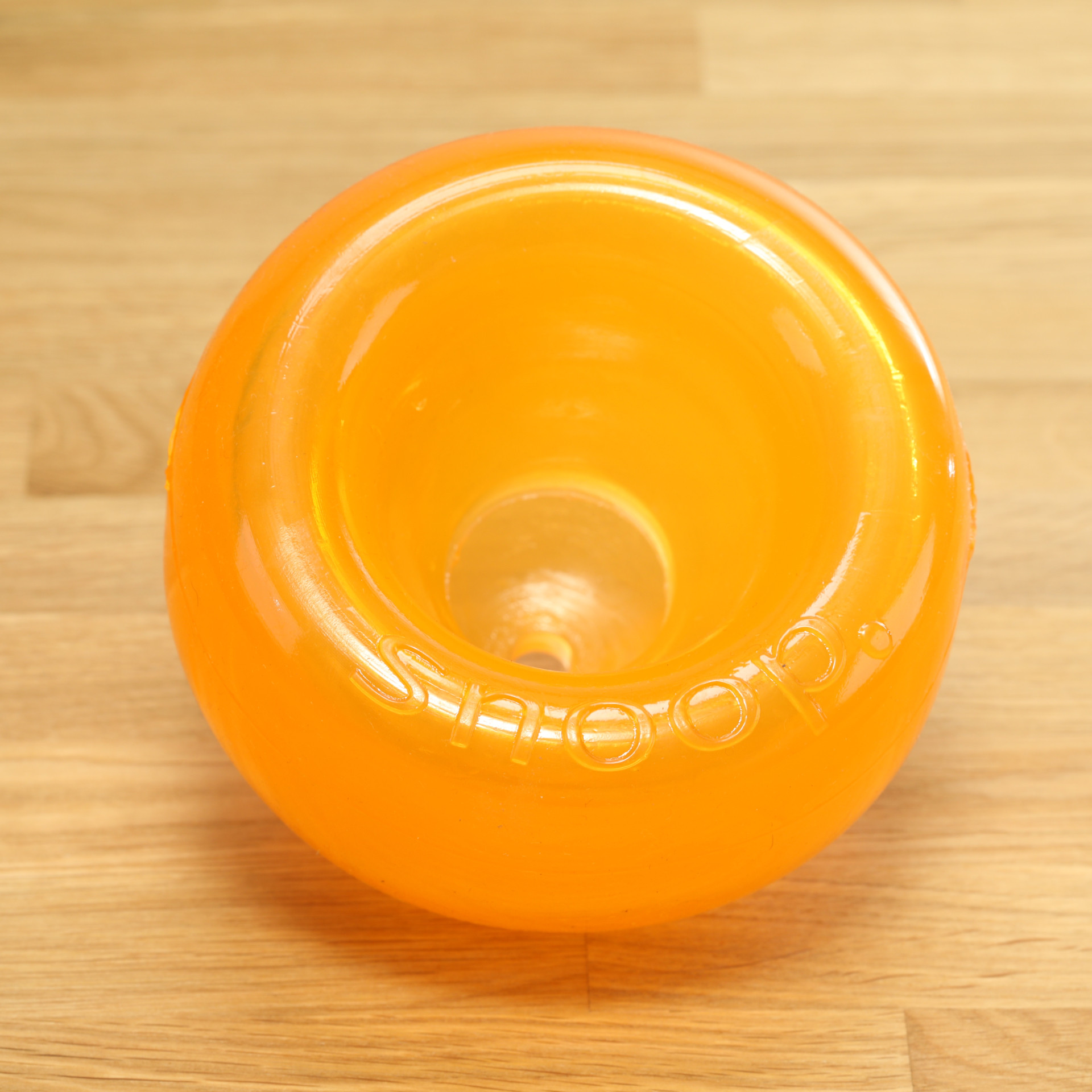 Dog toy ball Snoop orange