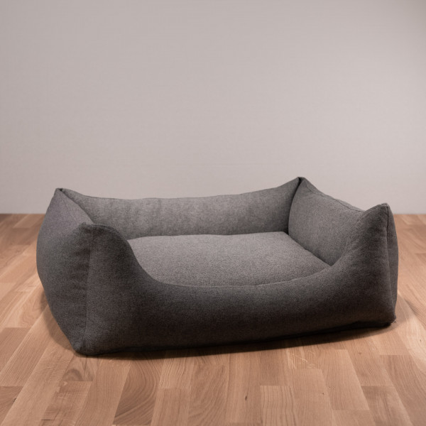 Dog bed "Leano" dark grey