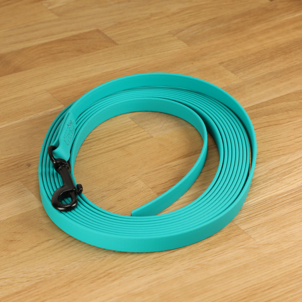 Tracking leash "Lagos" Biothane® Turquoise