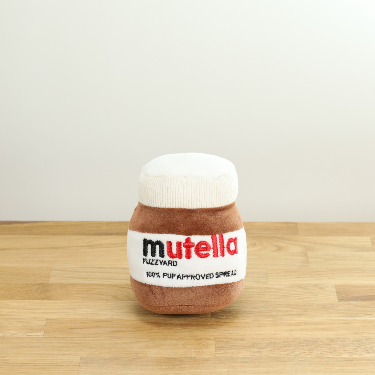 Hundespielzeug Mutella, das Plüsch-Nutella