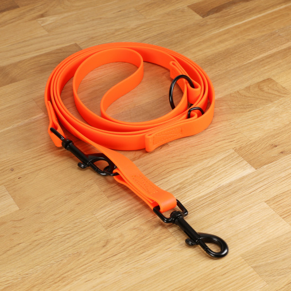 Dog leash "Lagos" Biothane® Neon Orange