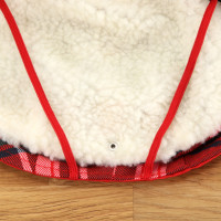 Preview: Dog Rainscoat Red with Teddy Lining Preview: Dog Rainscoat Red with Teddy Lining