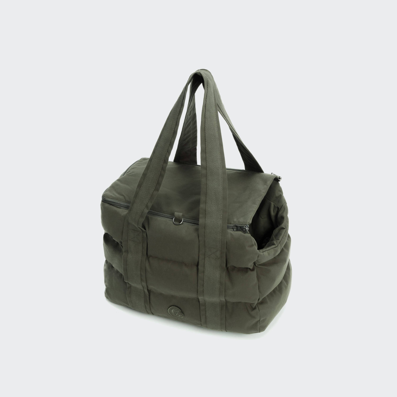 Hundetasche Bergamo Waxed Cotton Khaki