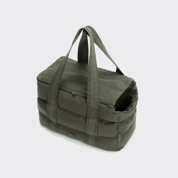 Hundetasche Bergamo Waxed Cotton Khaki