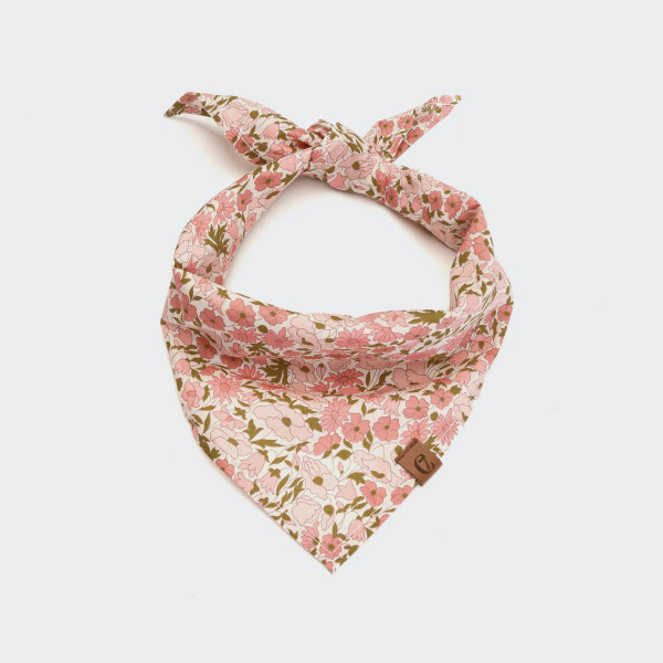 Dog bandana poppy flower