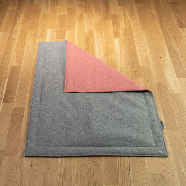 Dog blanket "Devan" light grey-pink