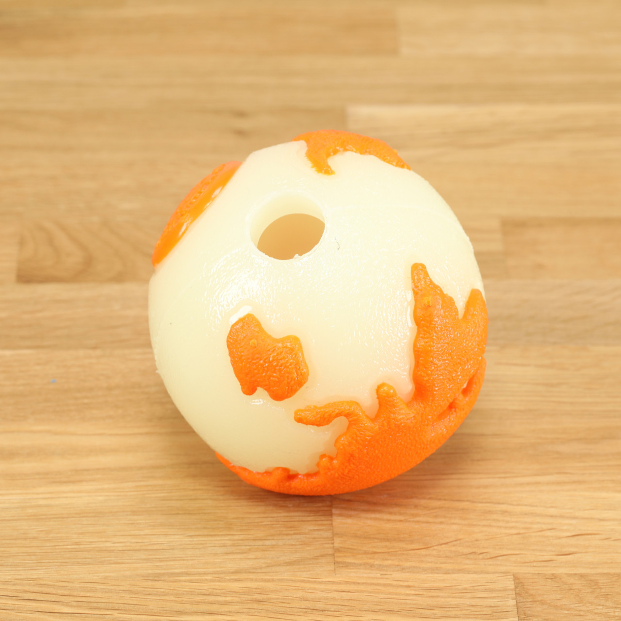Hundespielzeug Orbee Ball leuchtend/orange