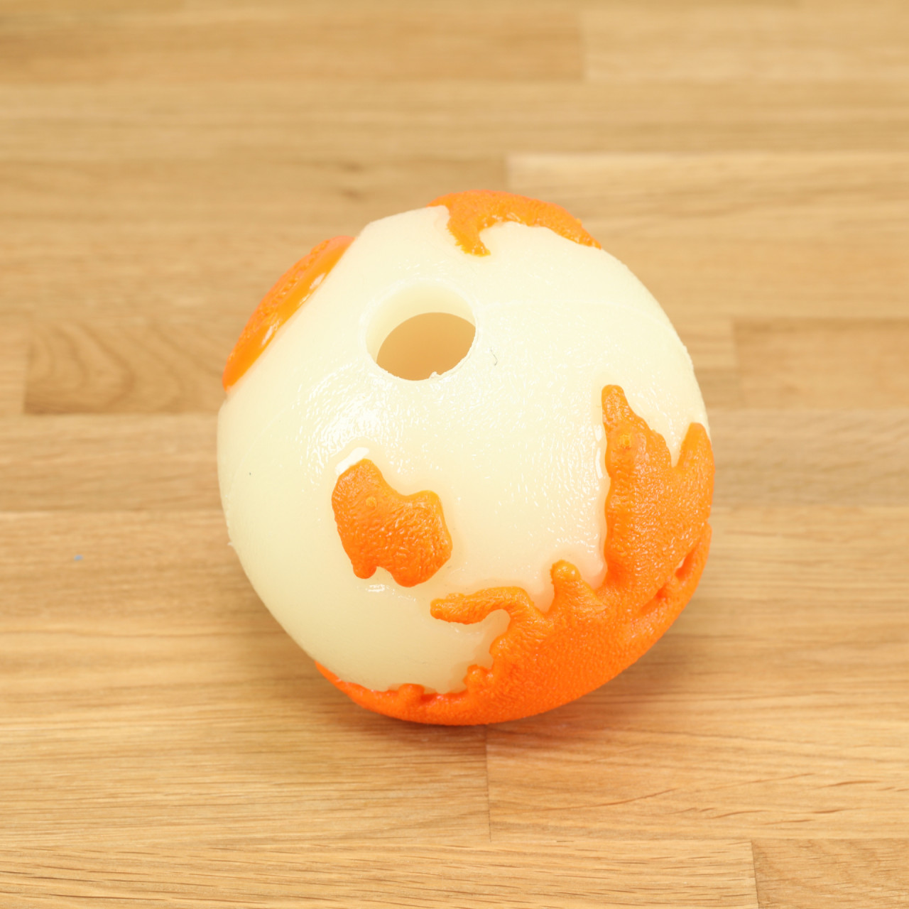 Dog toy Orbee ball glow/orange