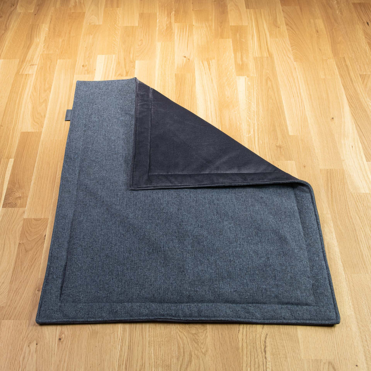 Dog blanket &quot;Daina&quot; blue-grey / steel-grey