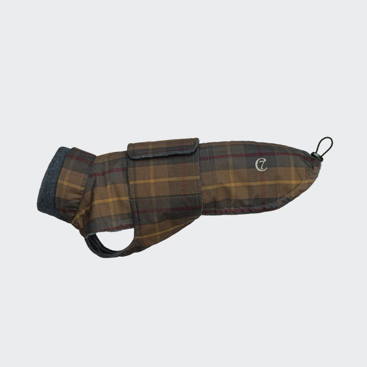 Dog Coat Brooklyn DACHSHUND Waxed Tartan