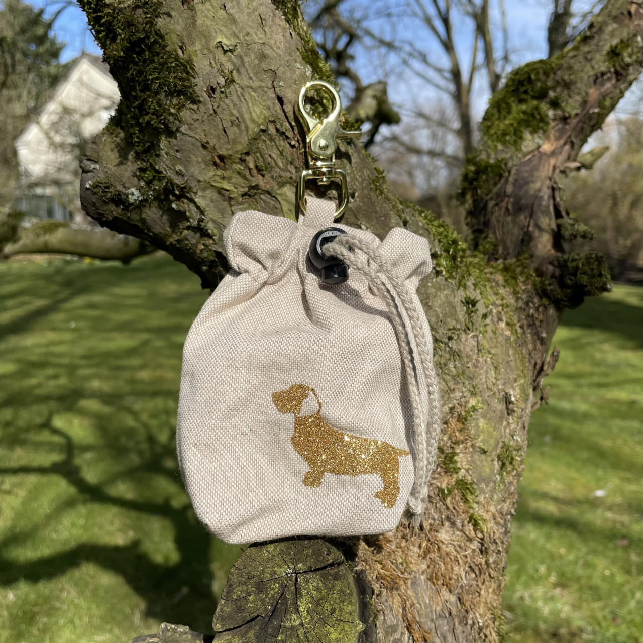 Yummy Bag Roughhaired Dachshund Gold