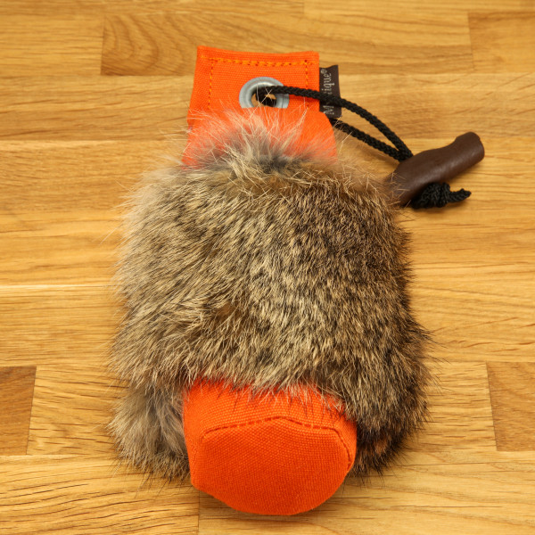 Dummy "Rabbit fur" mit Fell orange