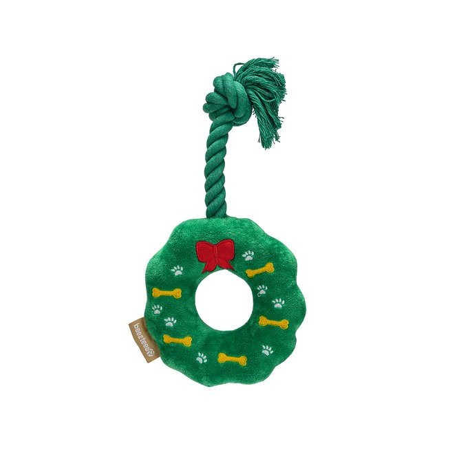 Beeztees Weihnachtskranz Plüsch