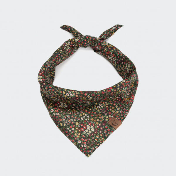 Dog bandana botanical night